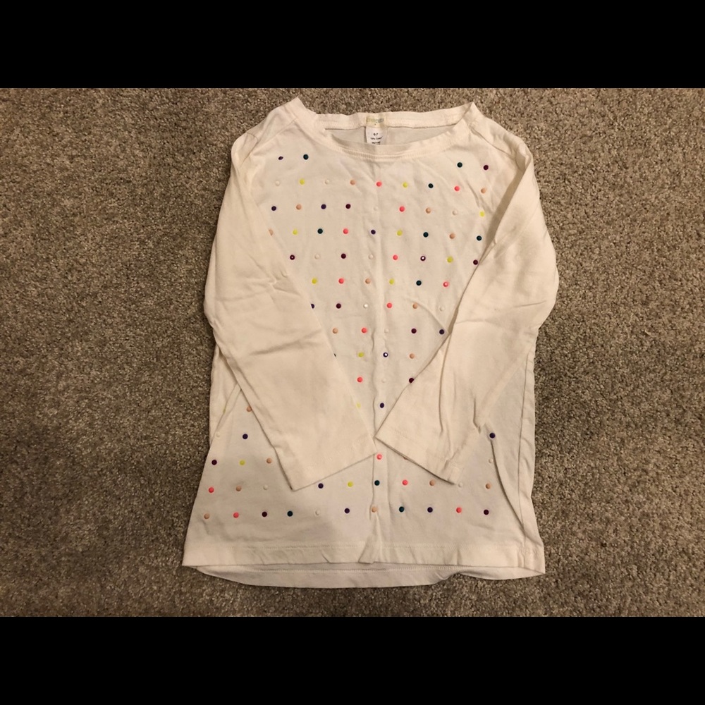 Crewcuts puff paint dot top.